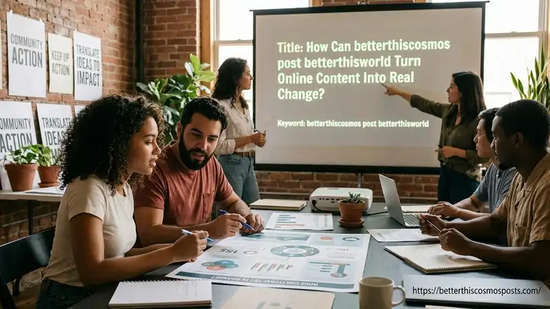 How Can betterthiscosmos post betterthisworld Turn Online Content Into Real Change?